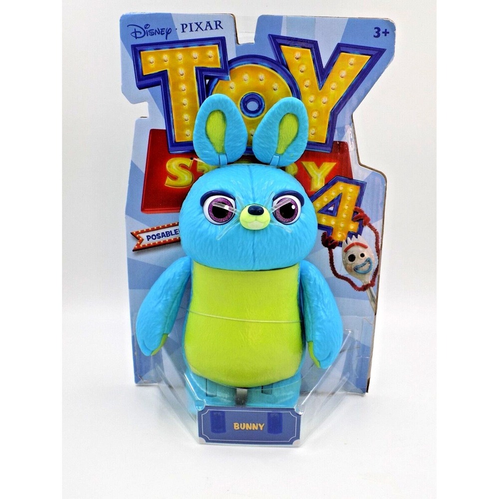 Disney Pixar Toy Story 4 Bunny Posable Action Figure Blue Green Mattel GDP67